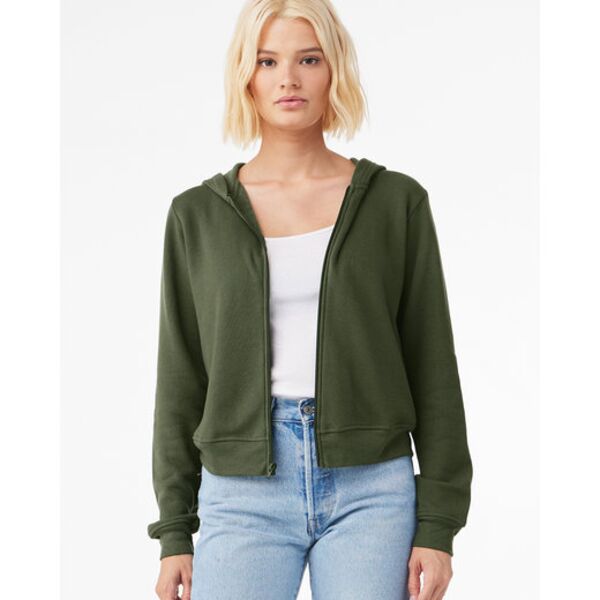 Ladies' Sponge Fleece Full-Zip Hooded Sweatshirt Thumbnail