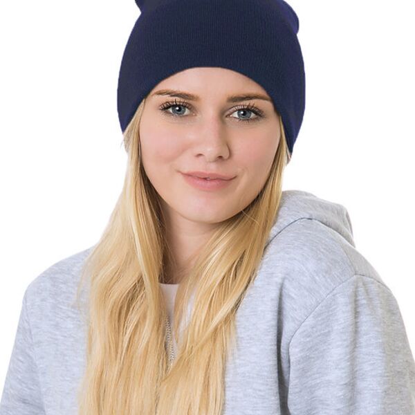 USA Made 8" Knit Beanie Thumbnail