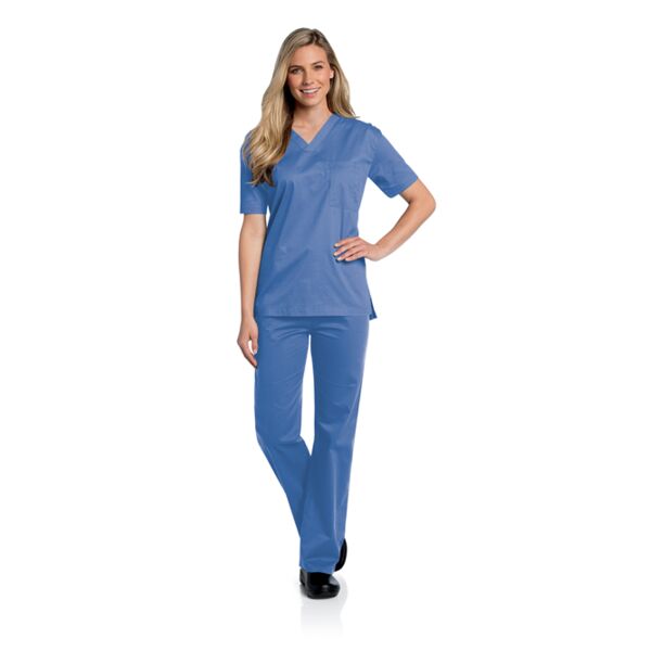 4139 UNISEX MECHANICAL STRETCH V-NECK  Thumbnail