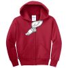 Youth Core Fleece Full Zip Hooded Sweatshirt Thumbnail