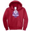 Youth Core Fleece Full Zip Hooded Sweatshirt Thumbnail