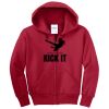 Youth Core Fleece Full Zip Hooded Sweatshirt Thumbnail